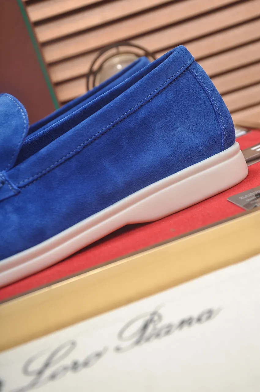 Men's shoes 💰400💶[𝐥𝐨𝐫𝐨 𝐏𝐢𝐚𝐧𝐚] [Couple model] High-end quality, affordable price, LP classic loafers, Italian treasure brand, the only brand that can match Hermès! Only after wearing it do we know that we can’t live up to our feet. Women’s code: 35-40 (customized sizes 34, 41, 42 are non-returnable) Men’s code: 38-44 (customized 45, 46, 47, 48 are non-refundable) Fabric: Customized imported cashmere Lining: Customized imported fetal cowhide Foot: Imported benzene-dyed calfskin Outsole: Exclusive original glass rubber outsole